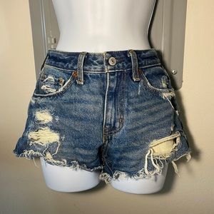 Low Rise Jean Shorts